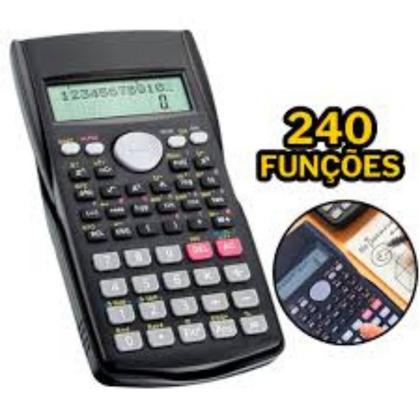 Imagem de Calculadora Científica 240 Funções Display 2 Linhas  Ideal para Estudantes, Engenharia e Concursos  Leve e Portátil