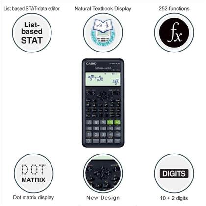 Imagem de Calculadora Científica 252 Funções fx-82 ES PLUS-2 - Casio