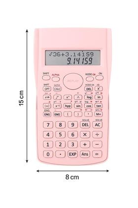 Imagem de Calculadora Científica 82ms 240 Funções 10 Dig+2 Linhas Rosa