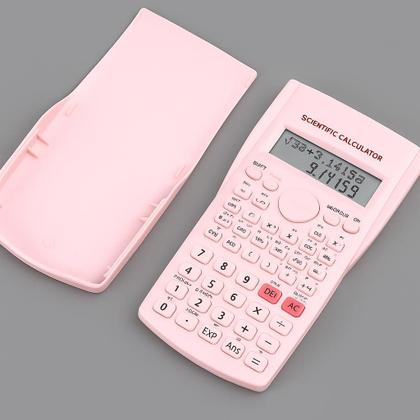 Imagem de Calculadora Científica 82ms 240 Funções 10 Dig+2 Linhas Rosa