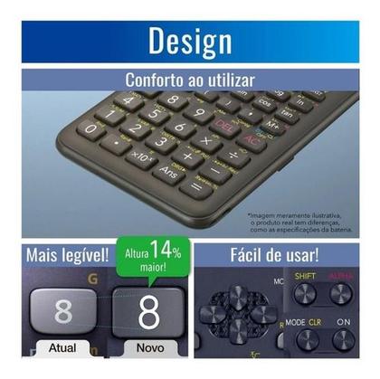 Imagem de Calculadora Científica Casio 240 Funções Fx82ms Com Nf