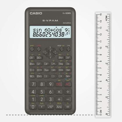 Imagem de Calculadora Científica Casio 240 Funções Preta FX-82MS-2-S4-DH