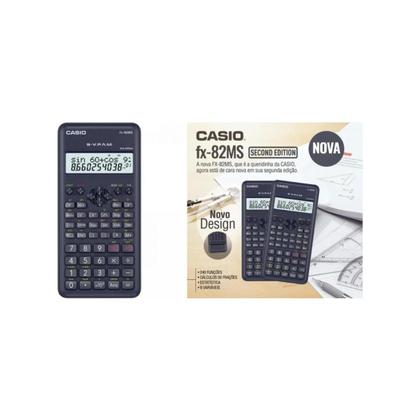 Imagem de Calculadora Científica Casio Acompanha Capa Com 240 Funções Preto
