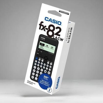 Imagem de Calculadora Científica Casio FX-82 LACW ClassWiz 300 Funções Novo Design Escolar Acadêmica Original