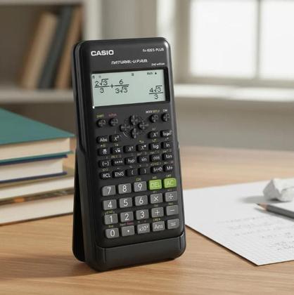 Imagem de Calculadora Cientifica Casio FX-82ES Plus Com 252 Funções Preto.