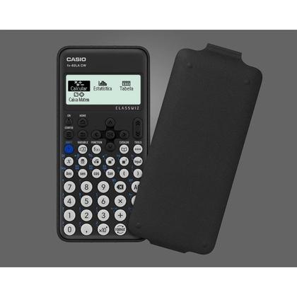 Imagem de Calculadora Cientifica Casio FX-82LACW ClassWiz Mais de 300 Funções Preto.