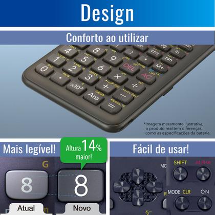 Imagem de Calculadora Científica Casio Fx-82ms Casio 240 Funções