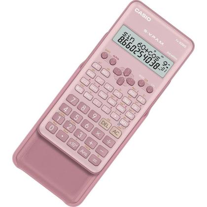 Imagem de Calculadora Cientifica Casio FX-82MS2PK-W4DT 240 Funcoes Visor em Cristal Liquido Rosa