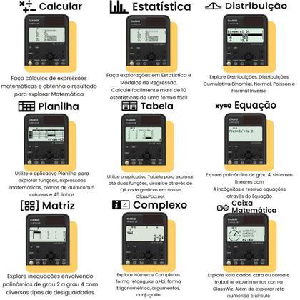 Imagem de Calculadora Científica Casio FX 991 LACW 550 Funções ORIGINAL