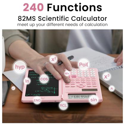 Imagem de Calculadora científica ROATEE GY-82MS 240 Funções Rosa