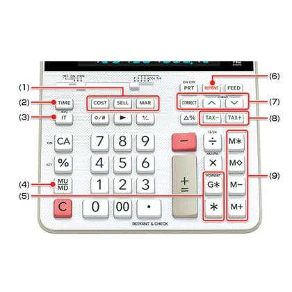 Imagem de Calculadora Com Bobina Casio Fr-2650rc 12 Dígitos Original