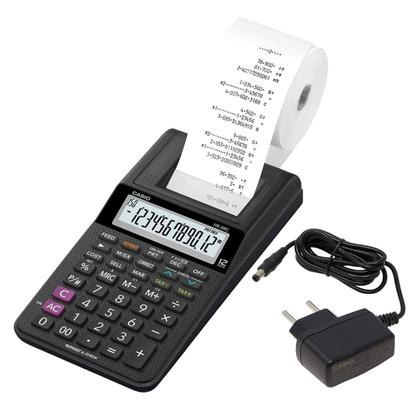 Imagem de Calculadora Com Bobina Casio Hr-8rc-bk Bivolt Original