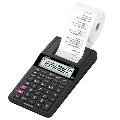 Imagem de Calculadora Com Bobina Casio Hr-8rc-bk Bivolt Original