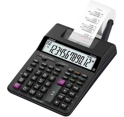 Imagem de Calculadora Com Bobina Casio Media Hr-100rc-bk Bivolt