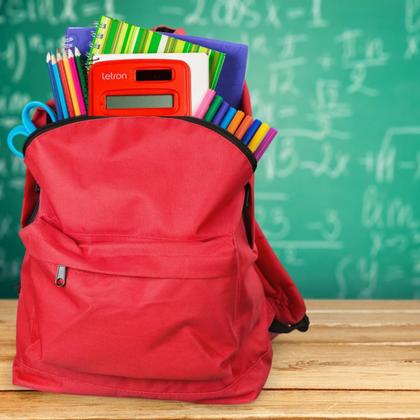 Imagem de Calculadora de bolso 8 digitos colorida vermelha - letron