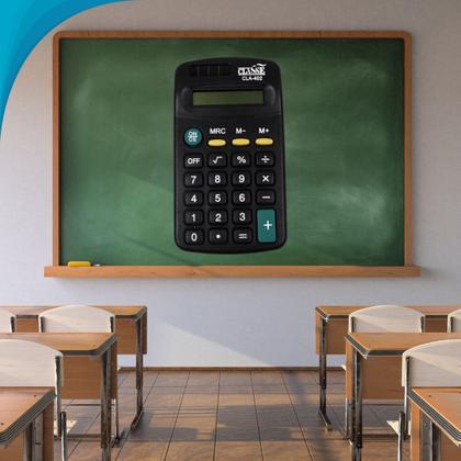 Imagem de Calculadora De Bolso Compacta Para Uso Diário No Comércio Escola Ou Escritório Com Garantia