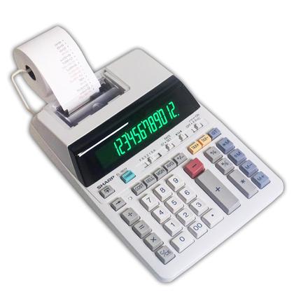 Imagem de Calculadora de impressão Sharp EL-1801V Ink, 12 dígitos, AC