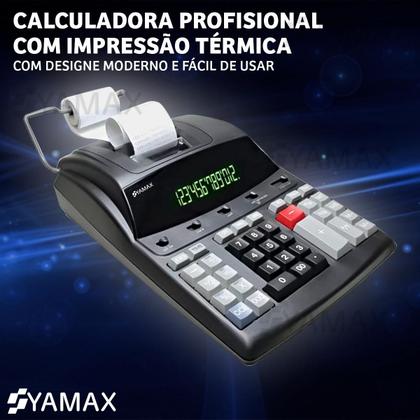 Imagem de Calculadora De Impressão Térmica Procalc Pr5400t 12 Dígitos