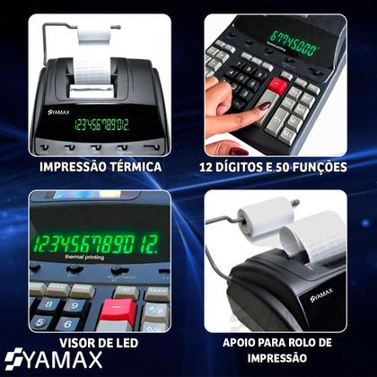 Imagem de Calculadora De Impressão Térmica Procalc Pr5400t 12 Dígitos