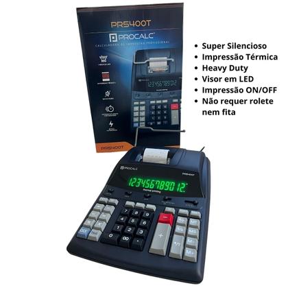 Imagem de Calculadora de Impressão Térmica Profissional Procalc 12dig
