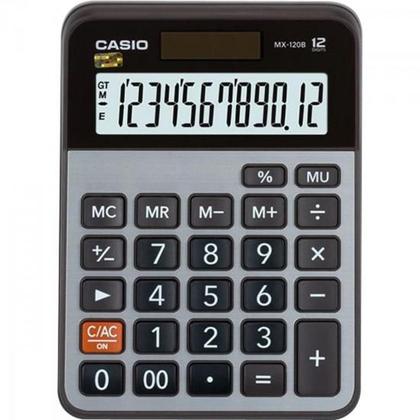 Imagem de Calculadora de Mesa 12 Digitos MX-120B Cinza Casio
