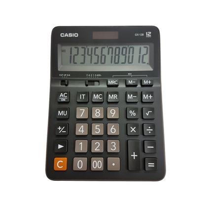 Imagem de Calculadora de Mesa Casio Grande GX-12B 12 Digitos