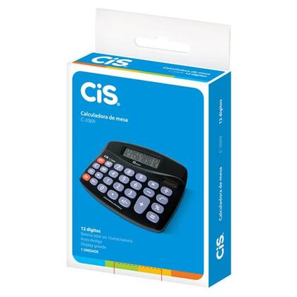 Imagem de Calculadora de Mesa CIS C-206n - 12 Dígitos