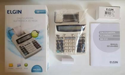 Imagem de Calculadora De Mesa Com Bobina 12 Dígitos Ma-5121 Elgin