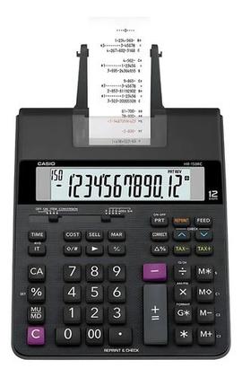 Imagem de Calculadora De Mesa Com Bobina 2.0 Bivolt Hr-150rc Casio Cor Preto