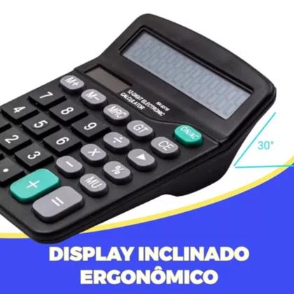 Imagem de Calculadora De Mesa Comercial Escritório Display 12 Digitos