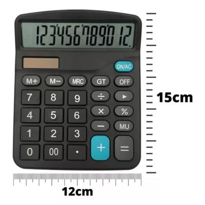 Imagem de Calculadora De Mesa Comercial Escritório Display 12 Digitos