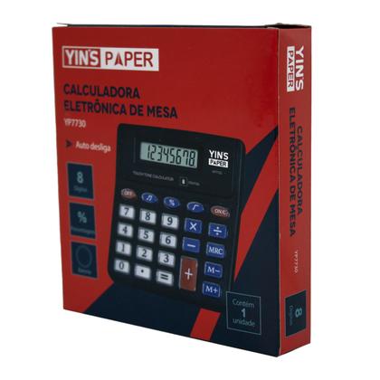 Imagem de Calculadora De Mesa Eletrônica 8 Dígitos Visor De LCD