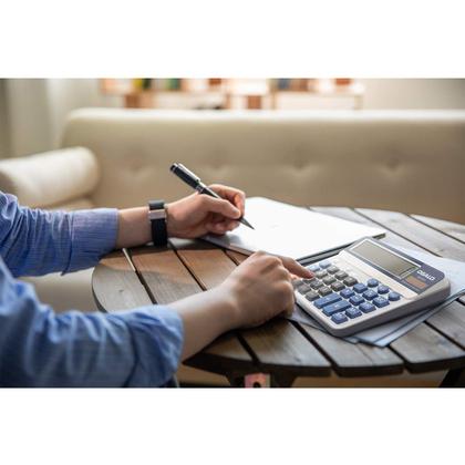 Imagem de Calculadora de mesa pendente com tela LCD extra grande de 12 dígitos