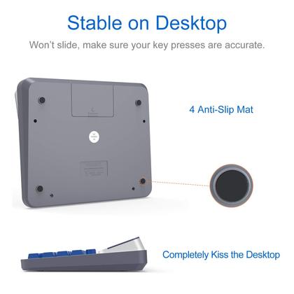 Imagem de Calculadora de mesa pendente com tela LCD extra grande de 12 dígitos