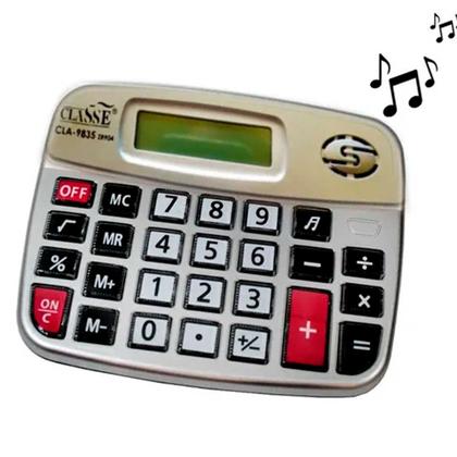 Calculadora Eletrônica De Mesa 8 Dígitos CLA-9835 Classe Imagem de Calculadora Eletrônica De Mesa 8 Dígitos CLA-9835 Classe