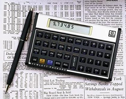 Imagem de Calculadora Escritório Hp 12C Gold 120 Funções Visor Lcd