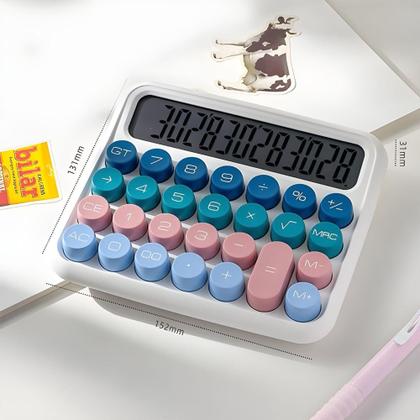 Imagem de Calculadora Estilo Retrô Retangular 12 Dígitos Colorida Aiker AK-J038