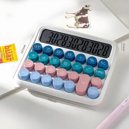 Imagem de Calculadora Estilo Retrô Retangular 12 Dígitos Colorida Aiker AK-J038