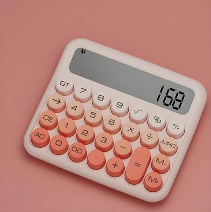 Imagem de Calculadora Estilo Retrô Retangular 12 Dígitos Colorida Aiker AK-J038