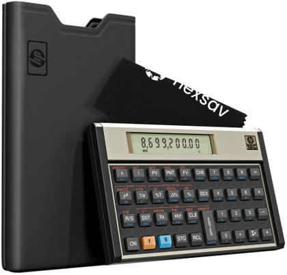 Imagem de Calculadora Financeira HP 12C com 120+ Funções com Estojo e Pano de Limpeza