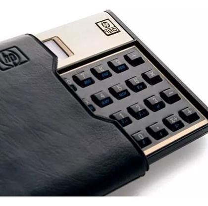 Imagem de Calculadora Financeira Hp 12c Engenharia Contas 130 Funções Cor Dourado