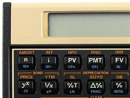 Imagem de Calculadora Financeira Hp 12c GOLD 10 Digitos 120 Funções Dourada