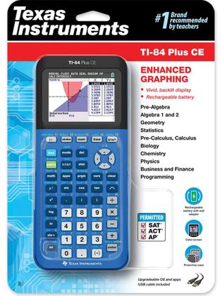 Imagem de Calculadora gráfica Texas Instruments TI-84 Plus CE Bionic Blue