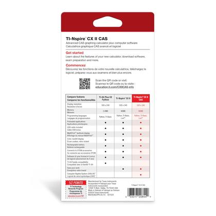 Imagem de Calculadora gráfica Texas Instruments TI-Nspire CX II CAS