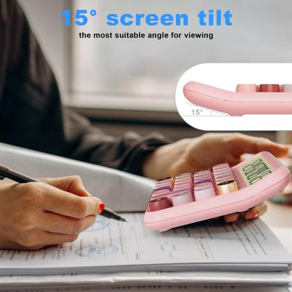 Imagem de Calculadora mecânica DECKLIT de 12 dígitos com display LCD de 5 polegadas