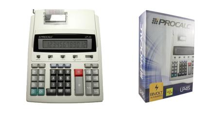 Imagem de Calculadora Mesa Impressão Bobina Balcão LP45 Procalc Bivolt