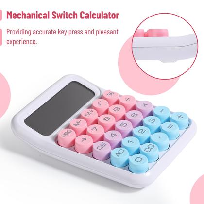 Imagem de Calculadora Mr. Pen Mechanical Switch de 12 dígitos com display LCD
