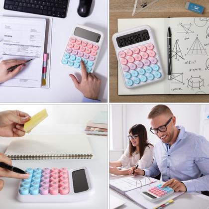 Imagem de Calculadora Mr. Pen Mechanical Switch de 12 dígitos com display LCD