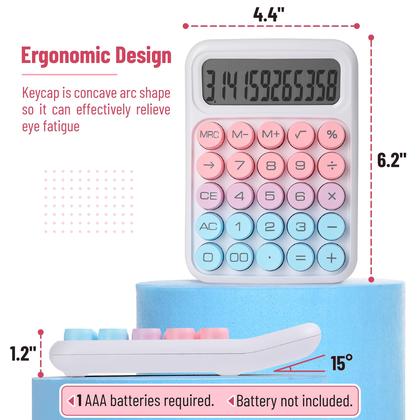 Imagem de Calculadora Mr. Pen Mechanical Switch de 12 dígitos com display LCD