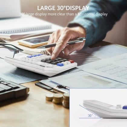 Imagem de Calculadora ONXE com tela LCD extra grande de 12 dígitos